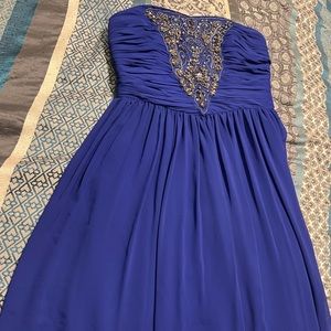 Blue prom dress